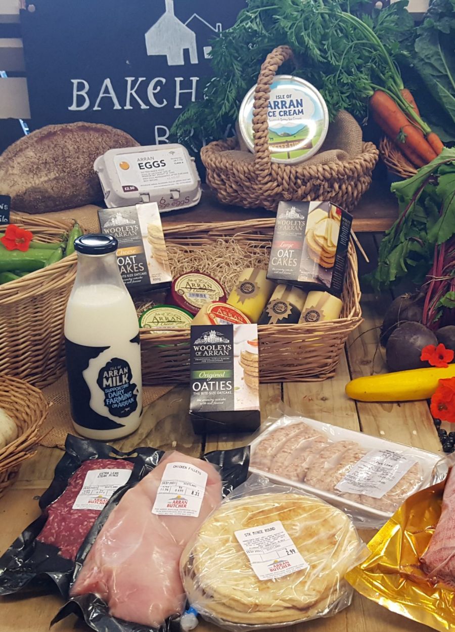 Pic 1 Arran food selection