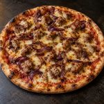 Arran Sasuage pizza